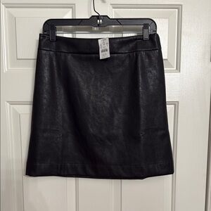 J. Crew Factory Black A-Line Mini Skirt, size 6